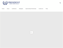 Tablet Screenshot of presidentmun.com